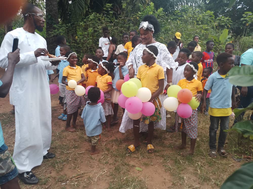 Onyame Nkosoo Foundation visit Aperade orphanage home